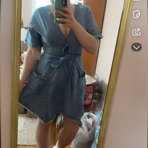 EUC - Free People Denim Mini Dress